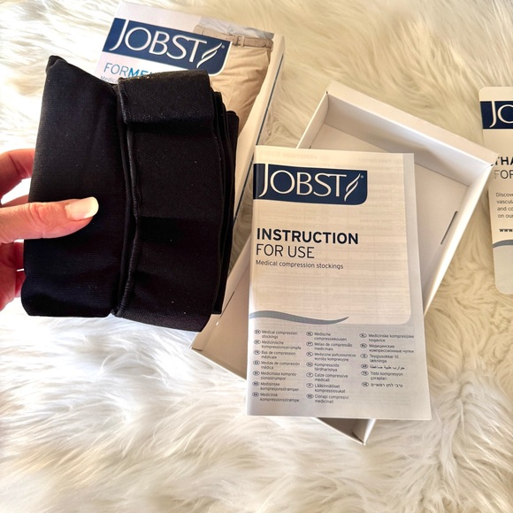 💖 Jobst For Men Thigh High CT Stockings 20-30 mmHG, NWT - Picture 7 of 15